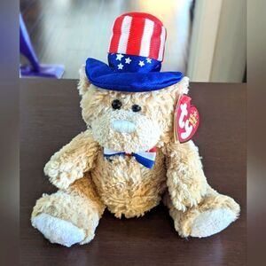 $5 Item! 2006 Ty Independence the Bear Beanie Baby